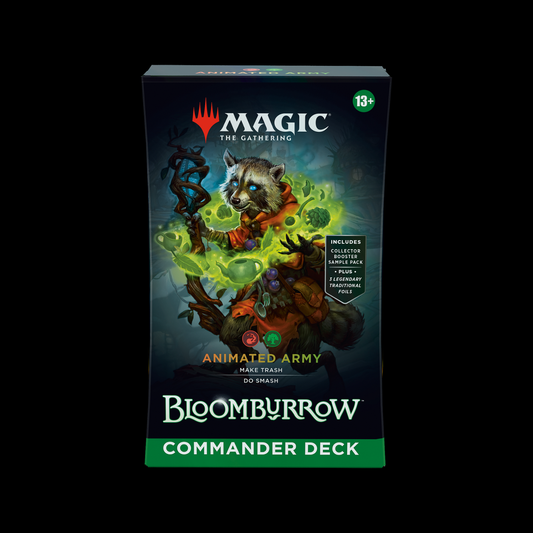 MTG Magic The Gathering Bloomburrow Animated Army Commander Deck