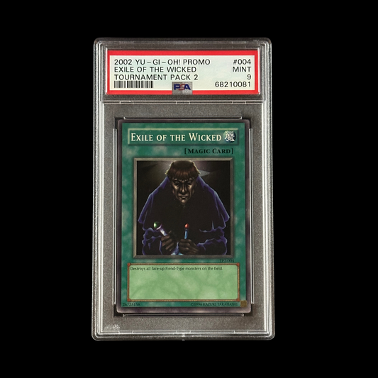 Yu-Gi-Oh! Slab Exile Of The Wicked TP2-004 PSA 9 Mint 2002