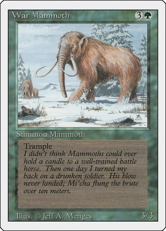War Mammoth (3ED)