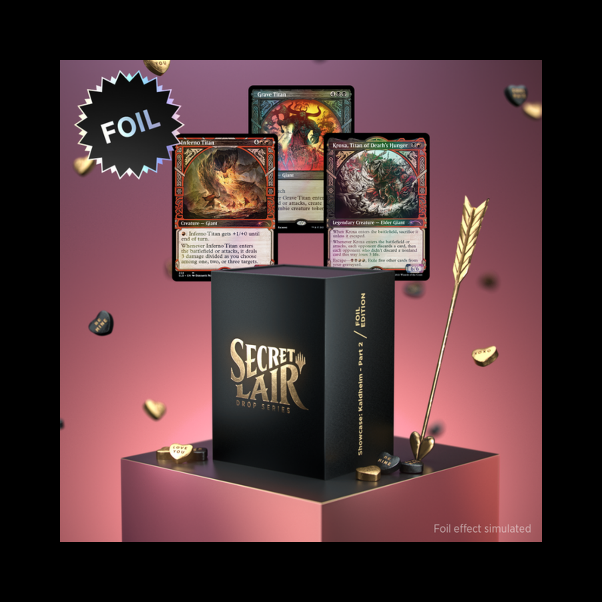 MTG Magic The Gathering Secret Lair Showcase : Kaldheim Part 2 Foil Edition Sealed