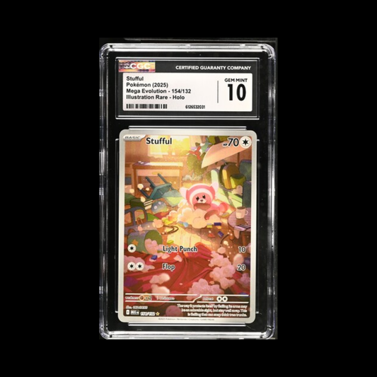 Pokemon Slab Stufful 154 CGC 10 Gem 2025