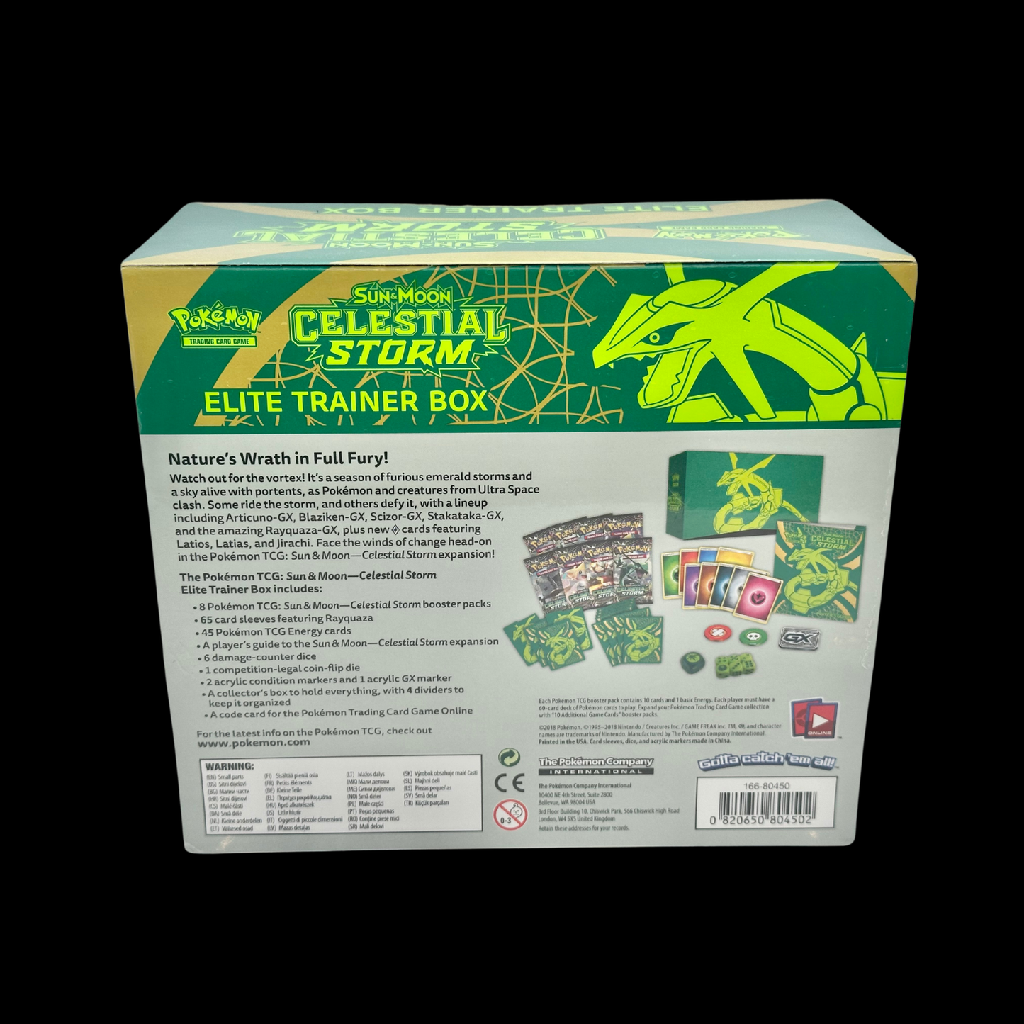 Pokemon Sun & Moon Celestial Storm Elite Trainer Box 2018