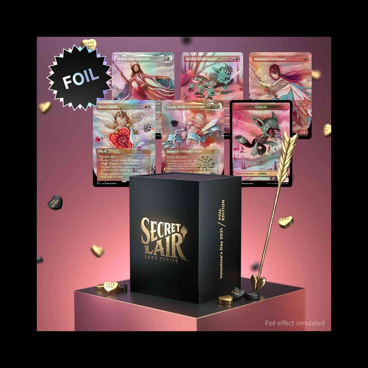 MTG Magic The Gathering Secret Lair Valentine's Day 2021 Foil Edition Sealed