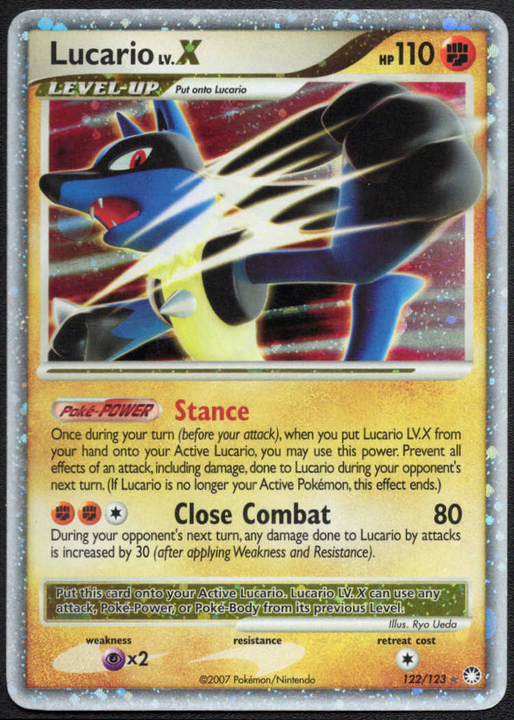 Lucario LV.X (122/123) (MT) LP / DMGED