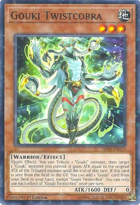 Gouki Twistcobra (Starfoil) (SP18-EN019) (SPV)