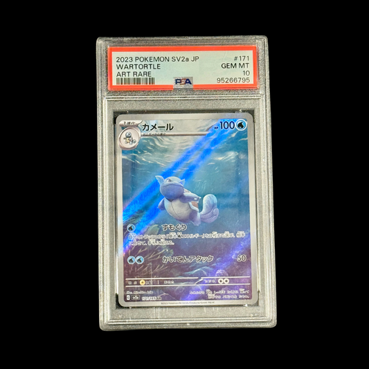 Pokemon JP Slab Wartortle EX 171 SV2A PSA 10 2023