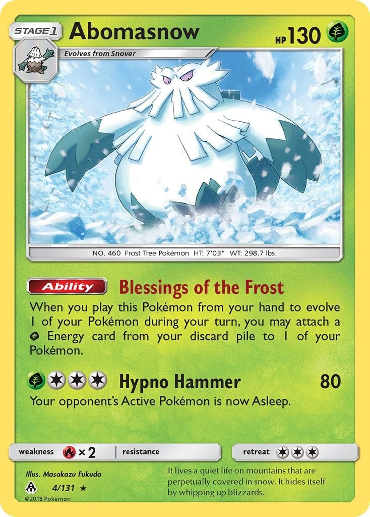 Abomasnow (4/131) (SM06)