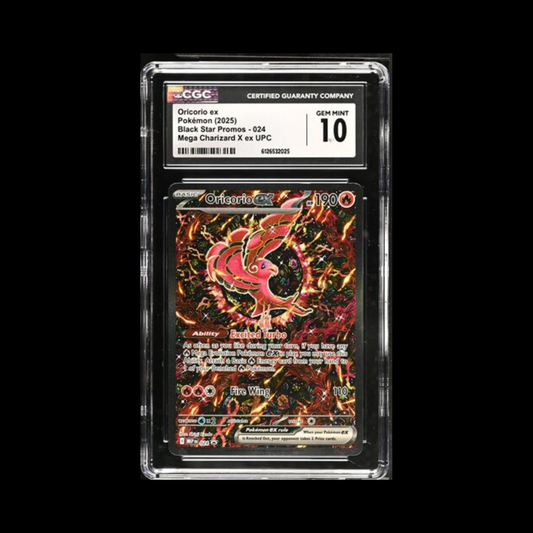 Pokemon Slab Oricorio EX 024 CGC 10 Gem 2025