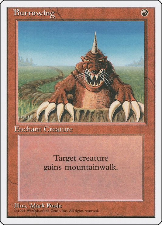 Burrowing (4ED)