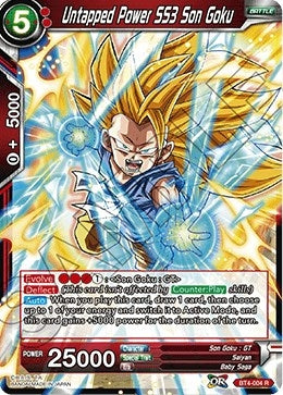 Untapped Power SS3 Son Goku (BT4-004) (Colossal Warfare) (DBS-B04)