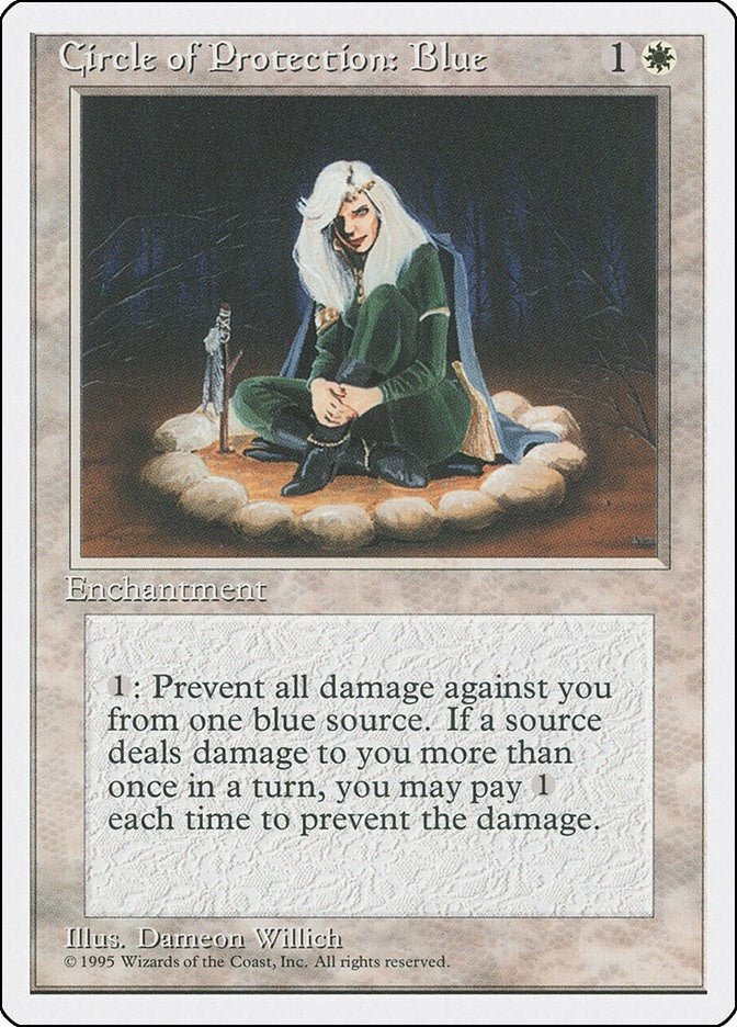 Circle of Protection: Blue (4ED)
