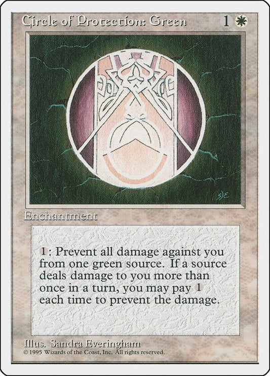 Circle of Protection: Green (4ED)