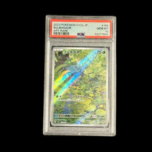 Pokemon JP Slab Bulbasaur 166 SV2A PSA 10 2023