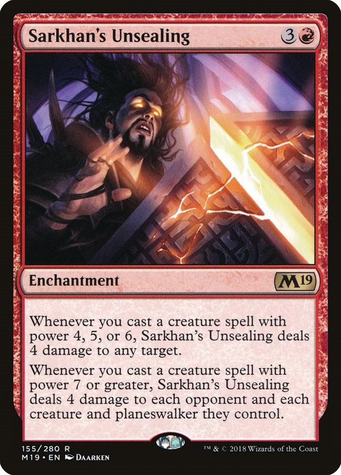 Sarkhan's Unsealing (155) (M19)
