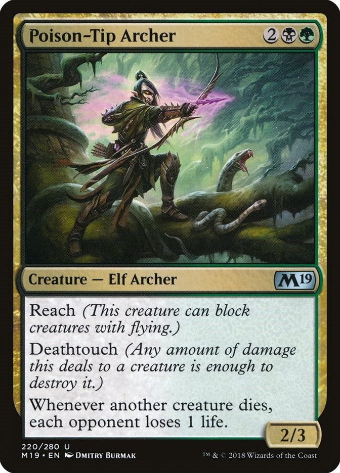 Poison-Tip Archer (220) (Core Set 2019) (M19)