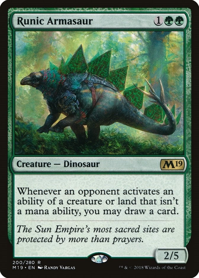 Runic Armasaur (200) (M19)