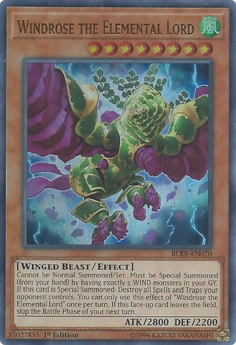 Windrose the Elemental Lord (BLRR-EN070) (BLRR)