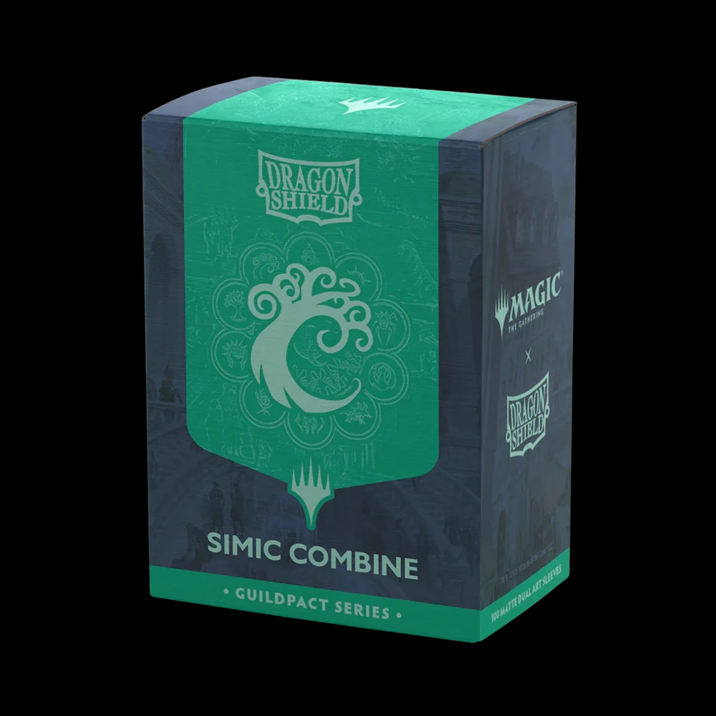 Dragon Shield Matte Dual Guildpact Series Simic Combine Sleeves 100x