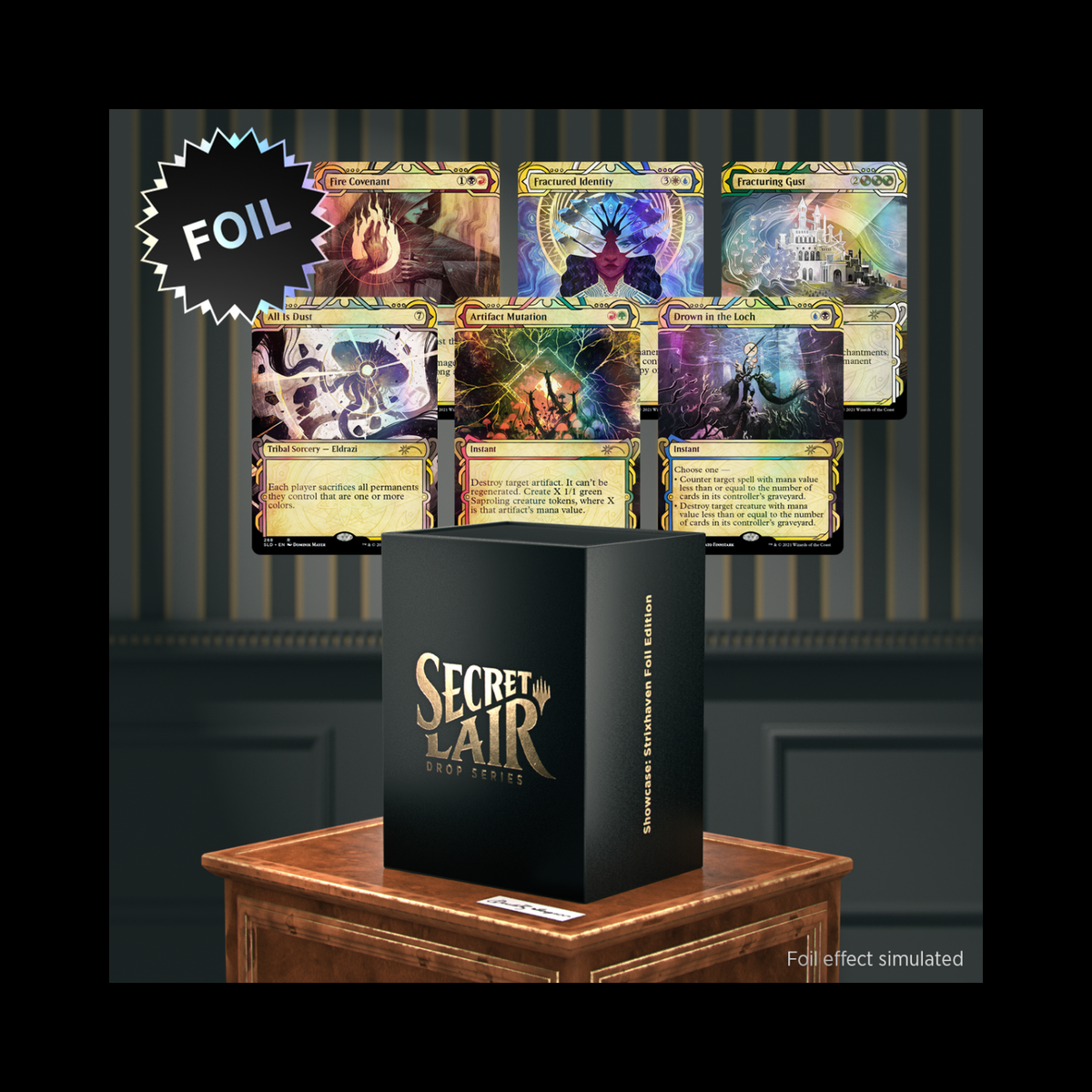 MTG Magic The Gathering Secret Lair Showcase : Strixhaven Foil Edition Sealed