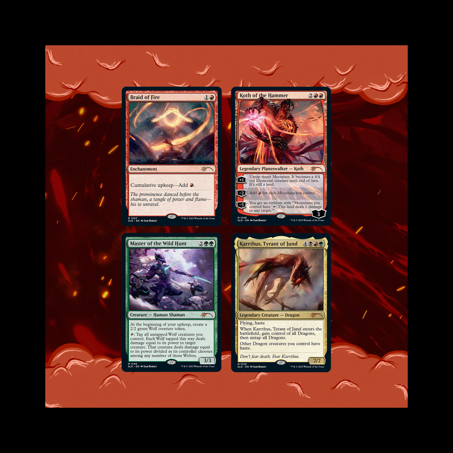 MTG Magic The Gathering Secret Lair Sam Burley Sealed