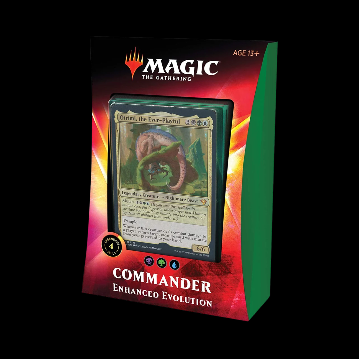 MTG Magic The Gathering Enhanced Evolution Commander Deck 2020 (Slight Rip)
