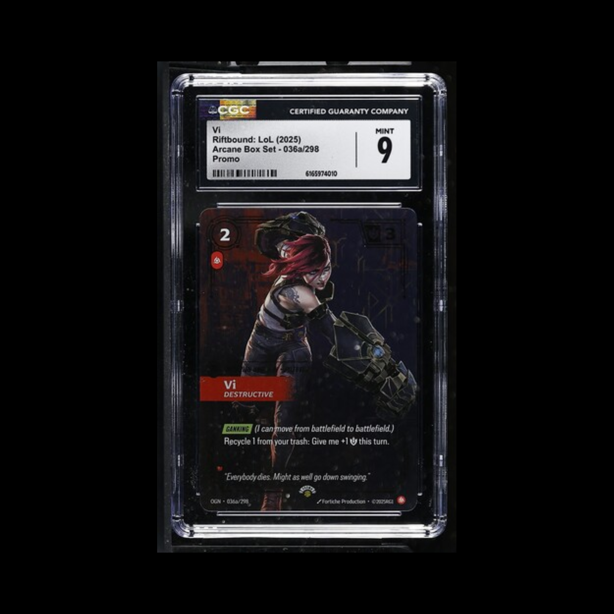 Riftbound Slab Vi 036a Arcane Box Set CGC 9 Mint 2025