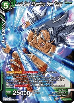 Last One Standing Son Goku (EX03-14) (Expansion Deck Box Set 03: Ultimate Box) (DBS-BE03)