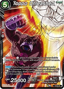 Toppo Unleashed (EX03-30) (Expansion Deck Box Set 03: Ultimate Box) (DBS-BE03)
