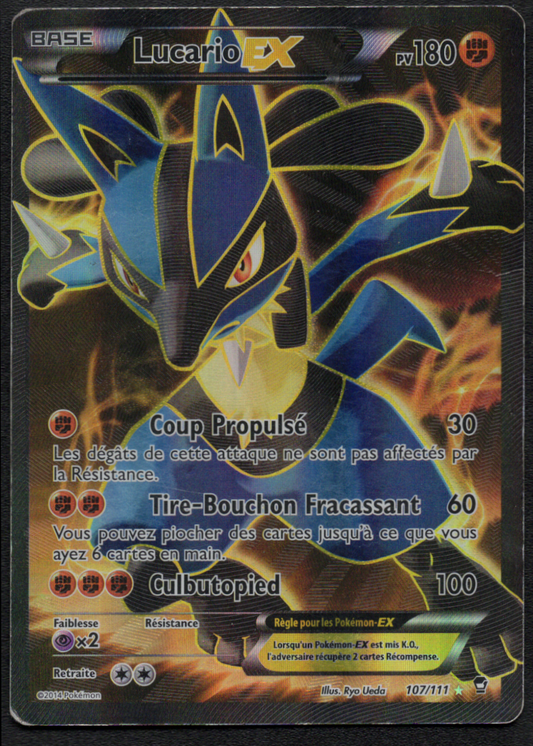 Lucario EX (107 Full Art) (107/111) (FFI)