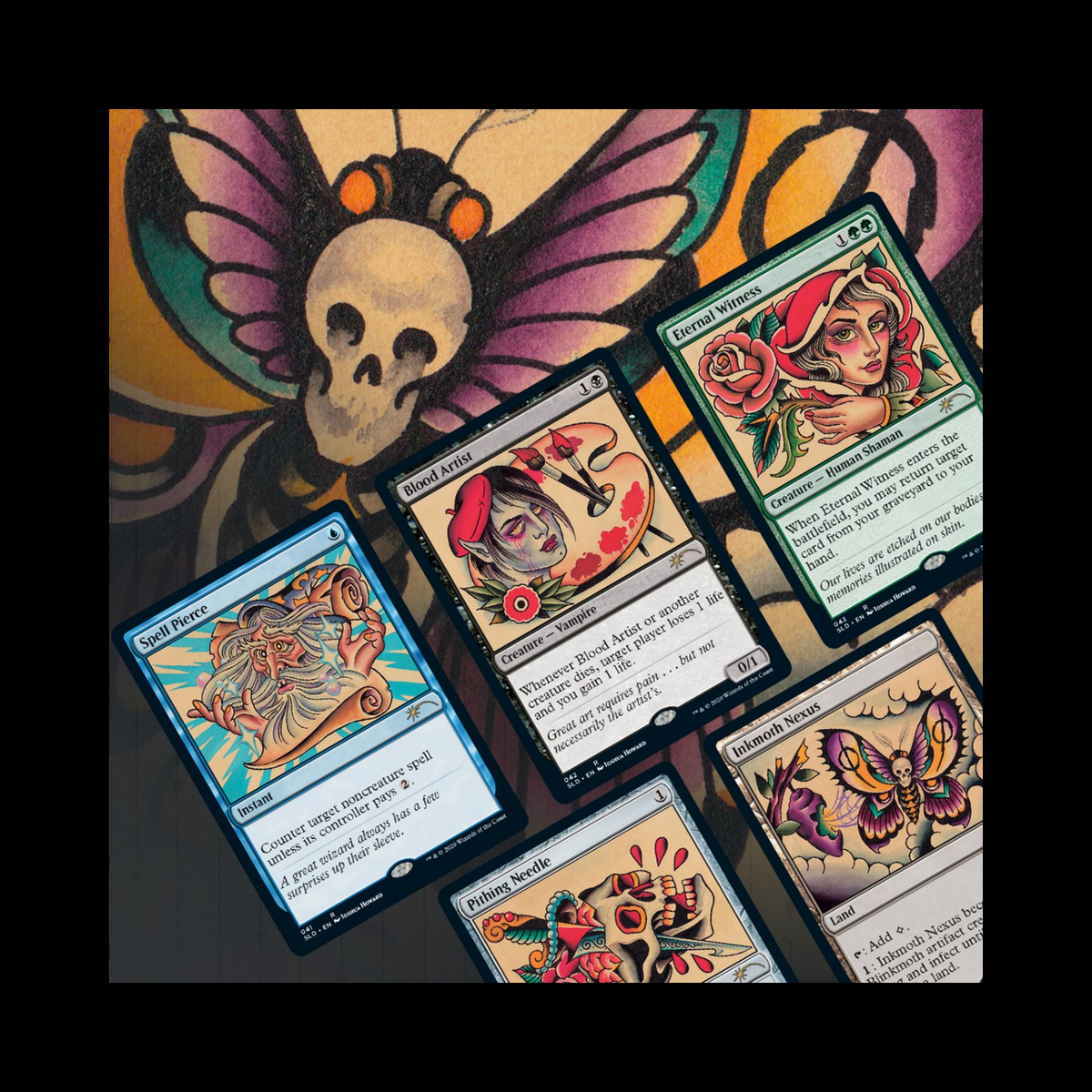 MTG Magic The Gathering Secret Lair Full Sleeves : The Tattoo Pack Sealed
