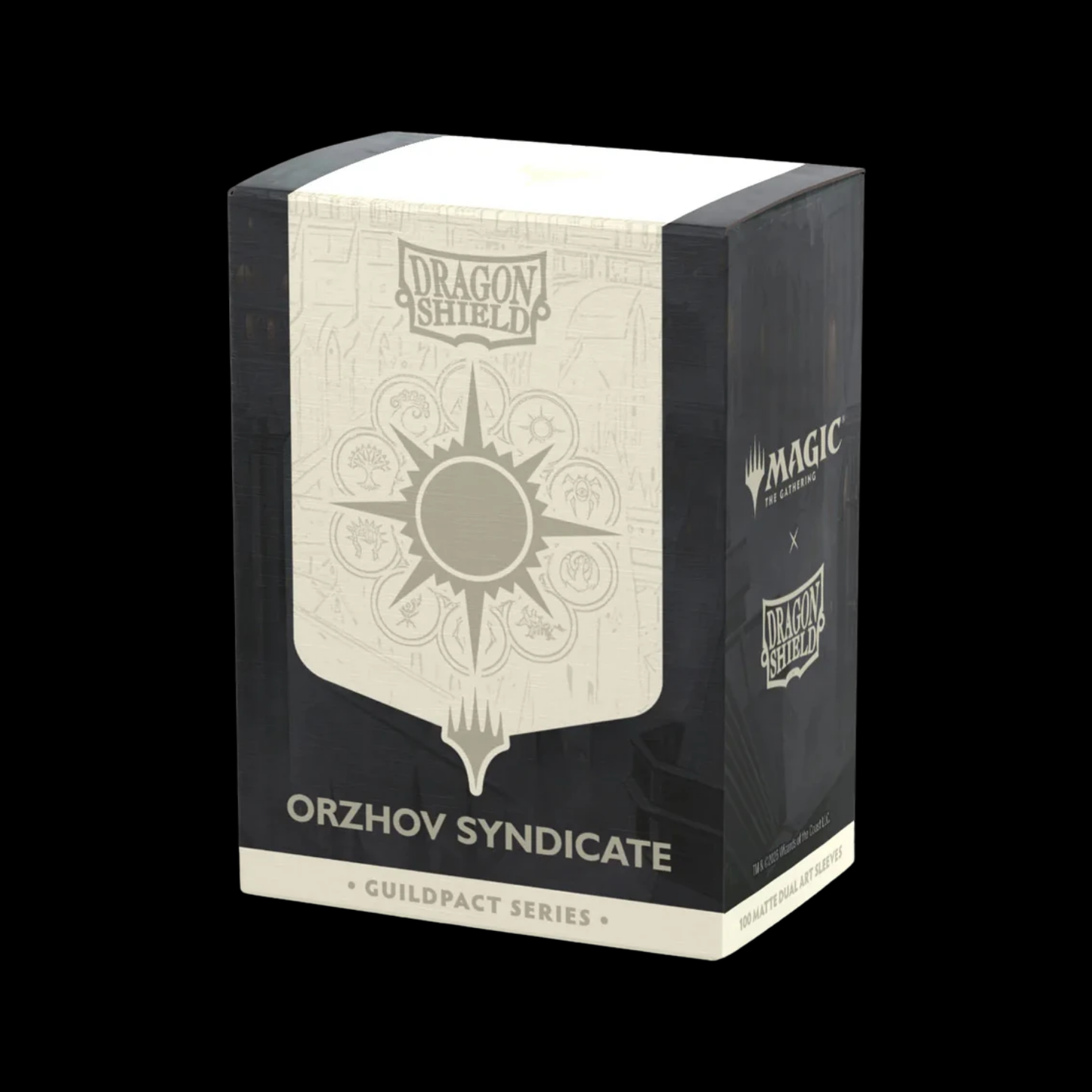 Dragon Shield Matte Dual Guildpact Series Orzhov Syndicate Sleeves 100x