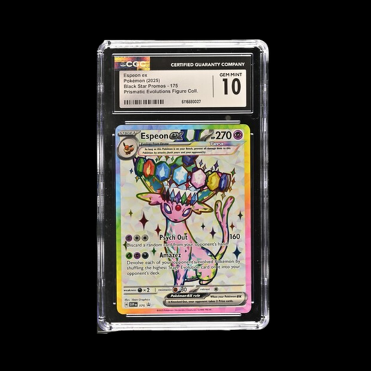 Pokemon Slab Espeon 175 2025 CGC 10 Gem Mint