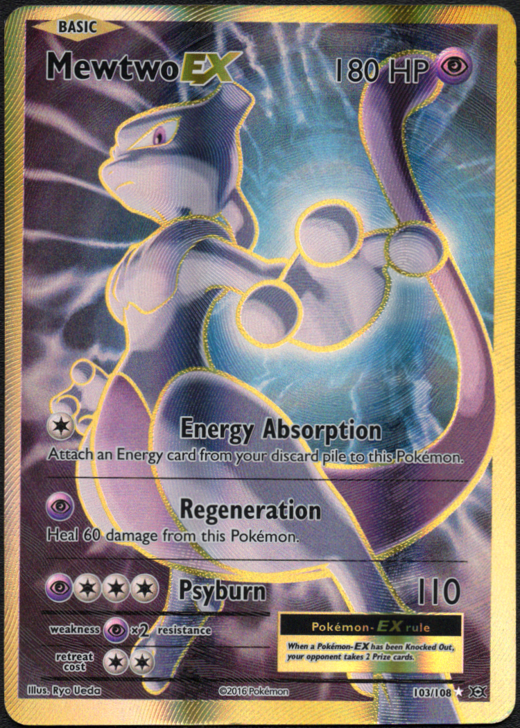 Mewtwo EX (Full Art) (103/108) (EVO)