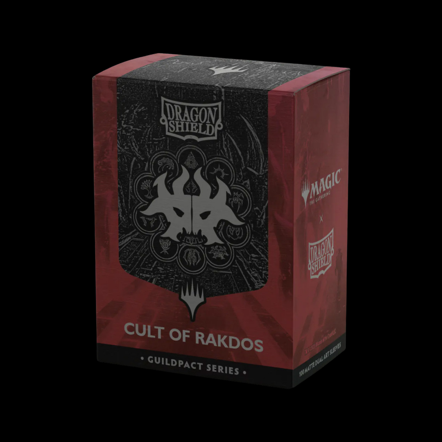 Dragon Shield Matte Dual Guildpact Series Cult Of Rakdos Sleeves 100x