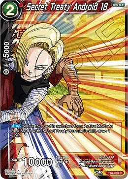 Secret Treaty Android 18 (TB2-009) (World Martial Arts Tournament) (DBS-TB02)