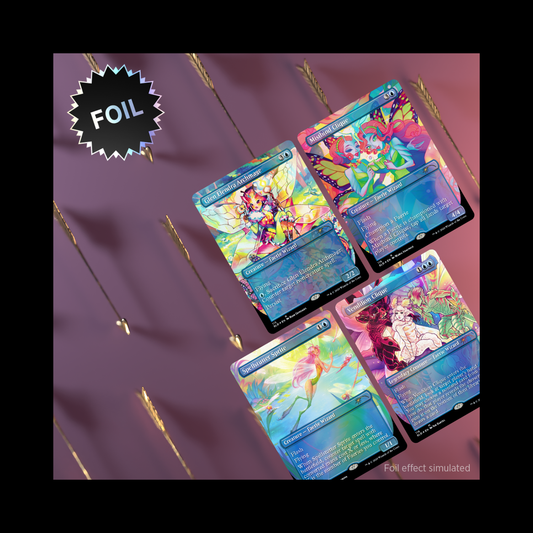 MTG Magic The Gathering Secret Lair Faerie, Faerie, Faerie Rad Traditional Foil Sealed