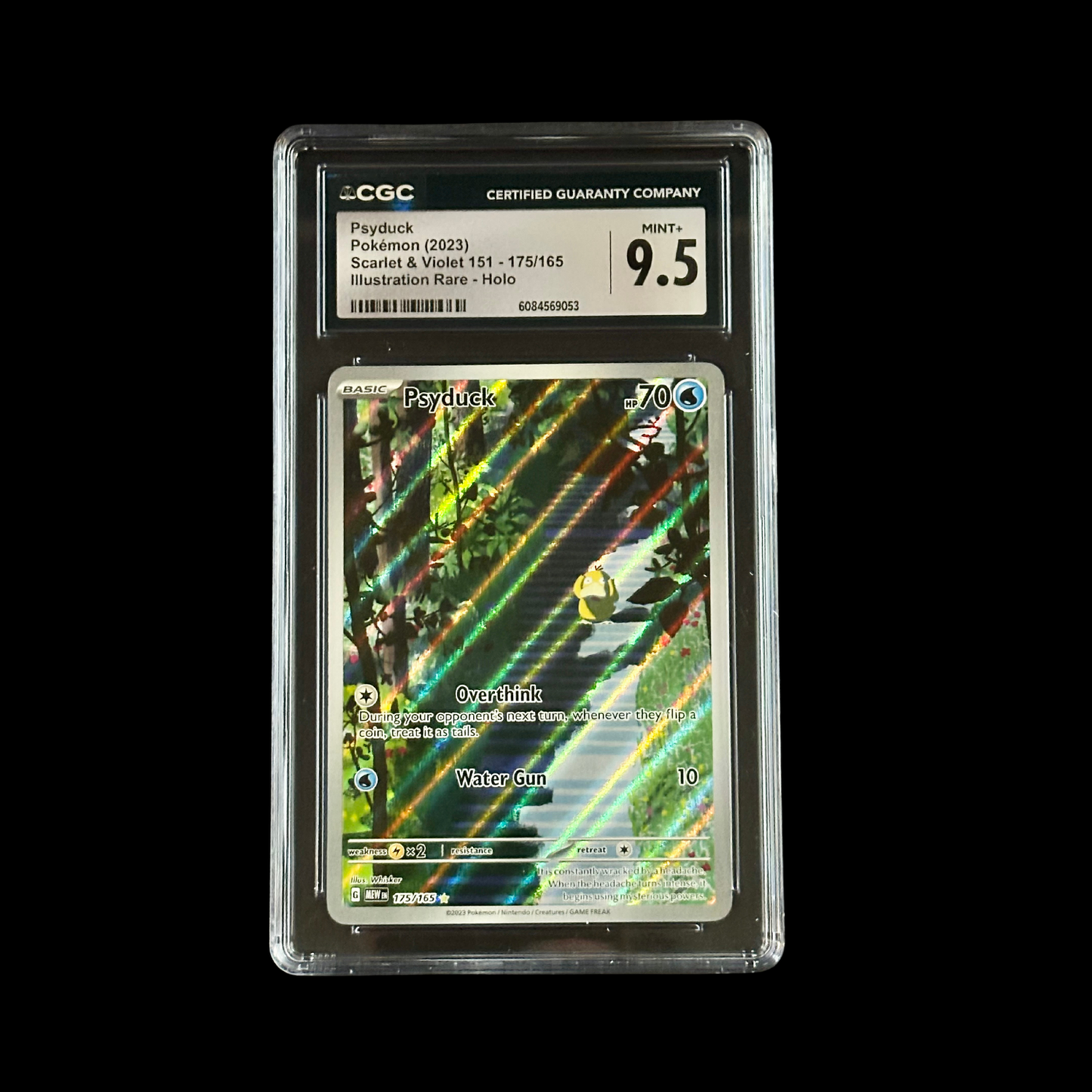 Pokemon Slab Psyduck 175/165 CGC 9.5 Mint+ 2023