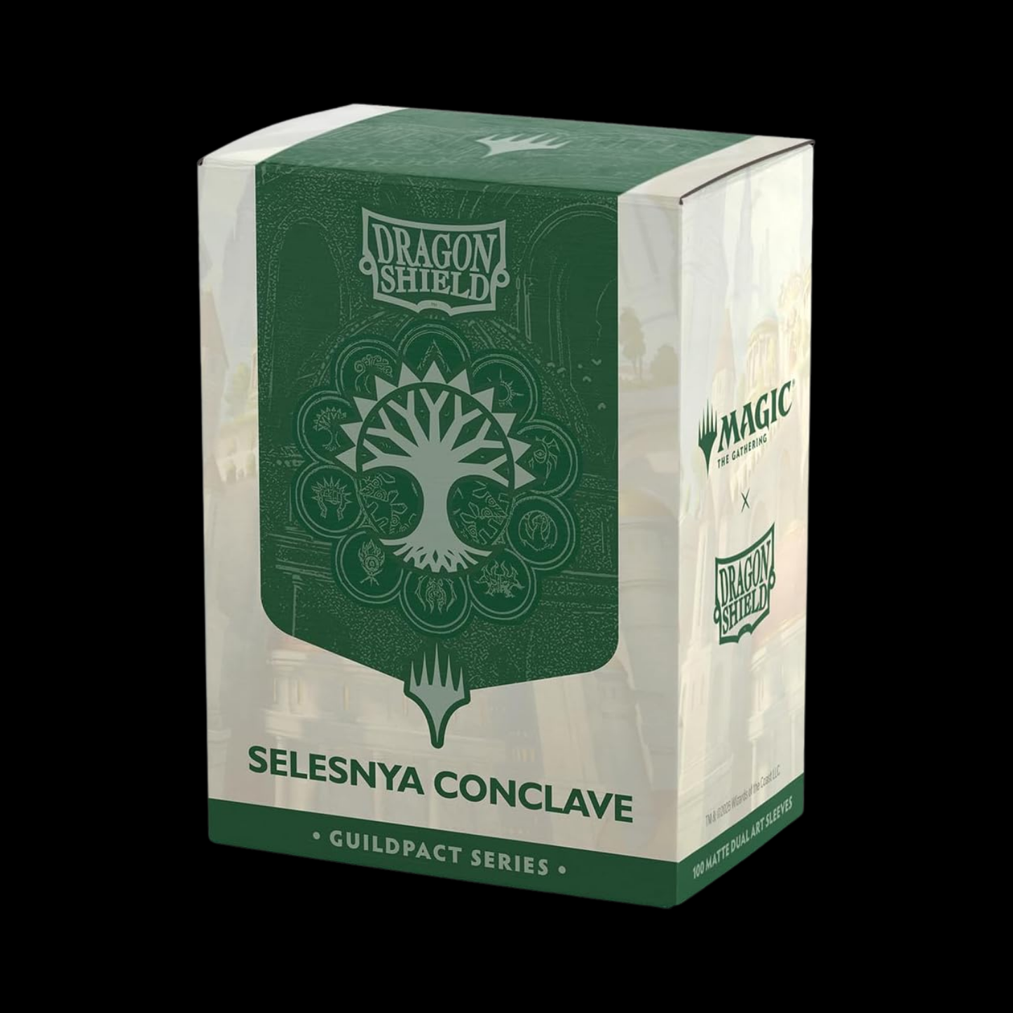 Dragon Shield Matte Dual Guildpact Series Selesnya Conclave Sleeves 100x
