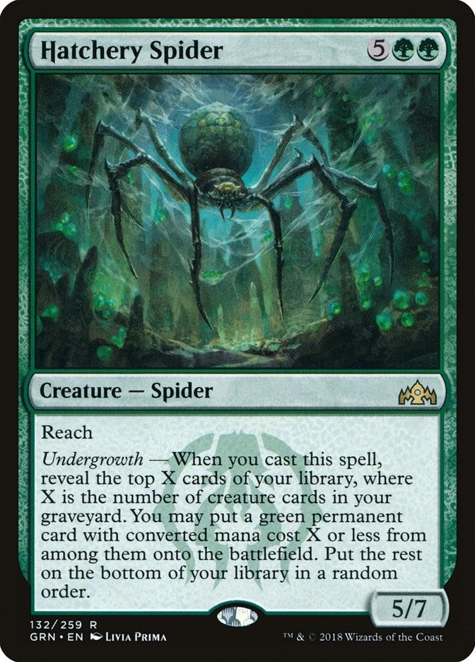 Hatchery Spider (132) (GRN)