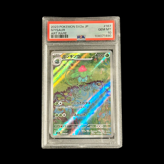 Pokemon JP Slab Ivysaur 167 SV2A PSA 10 2023