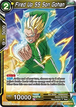 Fired Up SS Son Gohan (BT5-082) (Miraculous Revival) (DBS-B05)