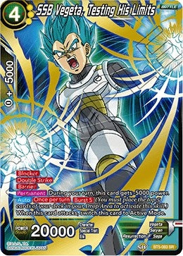 SSB Vegeta, Testing His Limits (BT5-083) (Miraculous Revival) (DBS-B05)