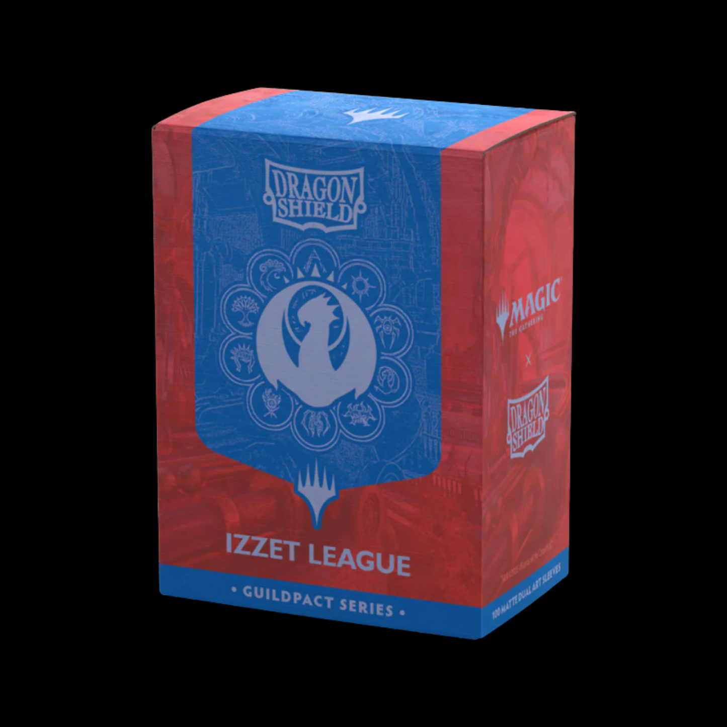 Dragon Shield Matte Dual Guildpact Series Izzet League Sleeves 100x