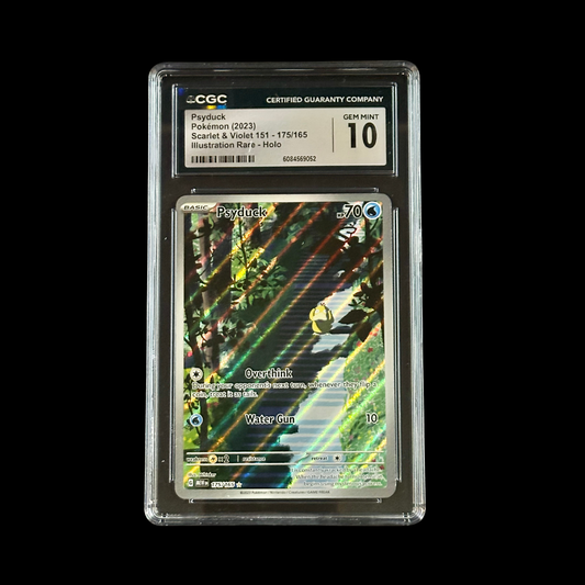 Pokemon Slab Psyduck 175/165 CGC 10 Gem 2023