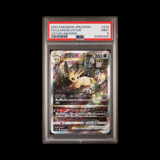 Pokemon JP Slab Leafeon VSTAR 210 PSA 9 Mint 2022