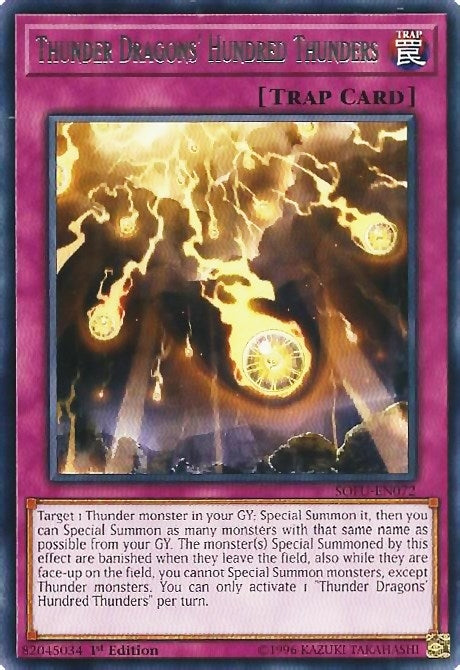 Thunder Dragons' Hundred Thunders (SOFU-EN072) (SOFU)