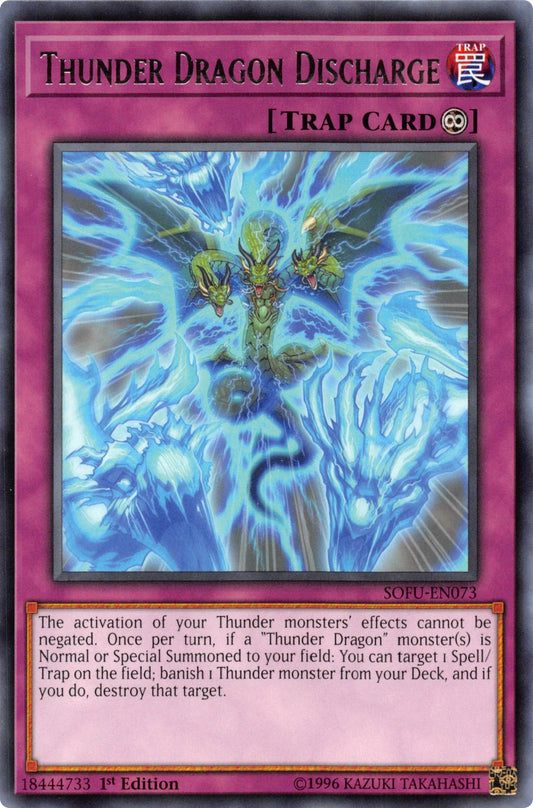 Thunder Dragon Discharge (SOFU-EN073) (SOFU)
