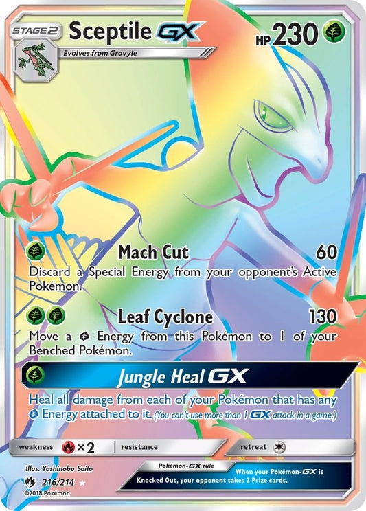 Sceptile GX (Secret) (216/214) (SM8)