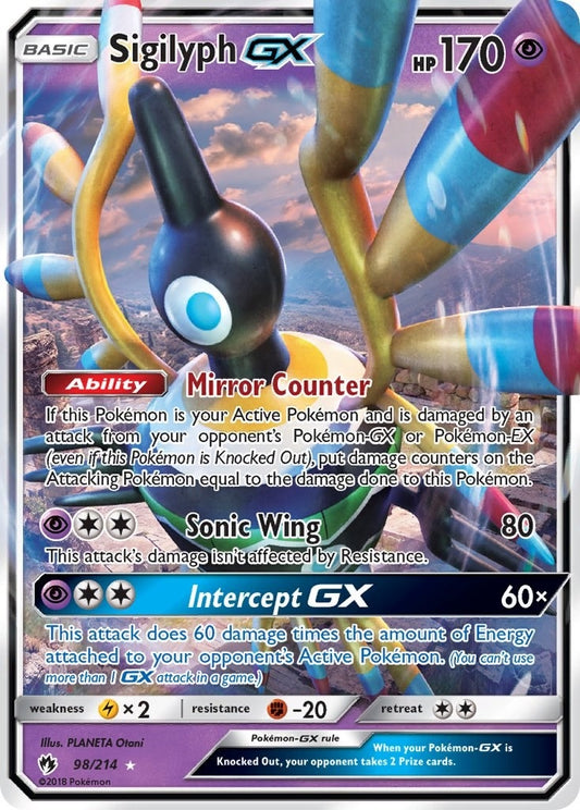 Sigilyph GX (98/214) (SM8)