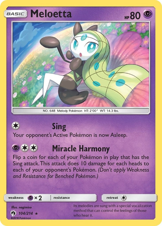 Meloetta (104/214) (SM - Lost Thunder) (SM8)